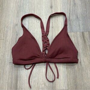 PINK Victoria's Secret Rose Gold Bikini Top